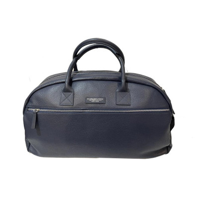 Borsone in Pelle Cabina A.G. Spalding & Bros. Blu Navy Valigeria-it