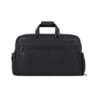 Borsone in Pelle Portabile a Zaino Rhino Piquadro Nero  Valigeria.it