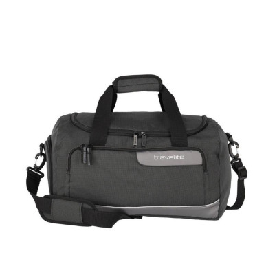 Borsone in tessuto due manici bauletto Travelite Viia Ardesia