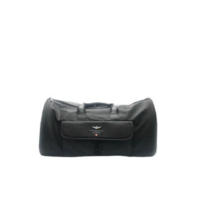 Borsone in Tessuto Porta Abiti Aeronautica Militare Nero  Valigeria.it