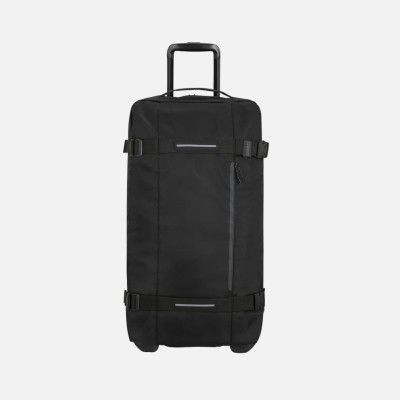 Borsone trolley 68cm medio due manici 2 ruote American Tourister Urban Track Asphalt Black