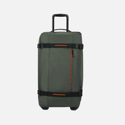 Borsone trolley 68cm medio due manici 2 ruote American Tourister Urban Track Dark Khaki