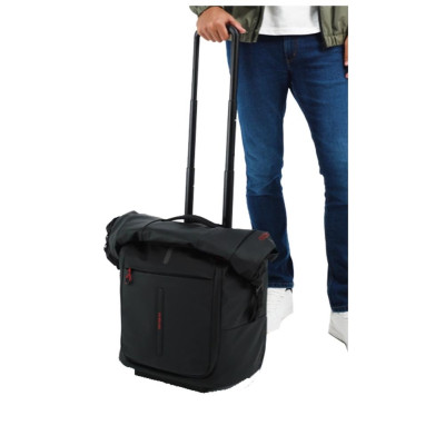 Borsone trolley 2 ruote pieghevole Samsonite Ecodiver Black