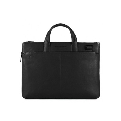 Cartellina sottile espandibile porta computer con scomparto per iPad®Air/Pro 9,7 e CONNEQU | Piquadro Black Square | CA4021B3-Nero