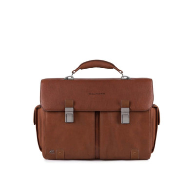 Cartella Porta Pc e Porta iPad®Air/Pro 9,7 CONNEQU | Piquadro Black Square | CA1068B3-Cuoio