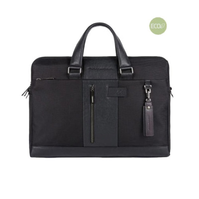 Cartella in Pelle Porta Computer Brief2 Piquadro Nero  Valigeria.it