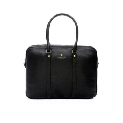 Cartella in Pelle Spalding & Bros Nero  Valigeria.it