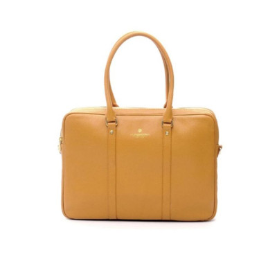 Cartella in Pelle Spalding & Bros Senape  Valigeria.it