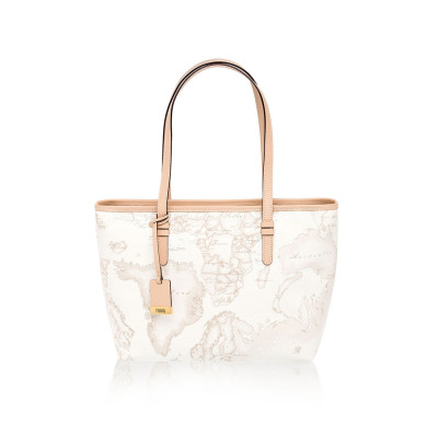 Borsa Donna Shopping Media | Alviero Martini 1^Classe Geo White | CD00661880900-Bianco