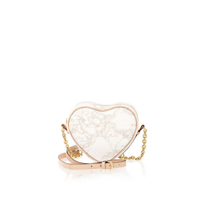 Borsa Donna Tracolla a Cuore | Alviero Martini 1^Classe Geo White | CD01261880900-Bianco
