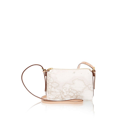 Borsa Donna Tracolla Piccola Rettangolare | Alviero Martini 1^Classe Geo White | CD02761880900-White