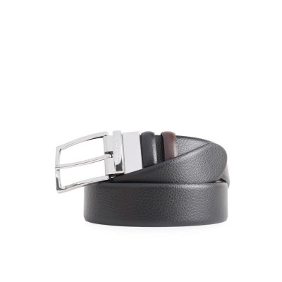 Cintura Uomo Piquadro Modus Nero Marrone  Valigeria.it