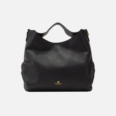 Borsa donna due manici Gaia Cuoieria Fiorentina B000006006230-Nero Valigeria-it