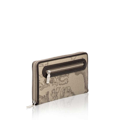 Portafoglio Donna Grande Alviero Martini | Geo Tortora | Zip Around | CW02861300590 (valigeria)