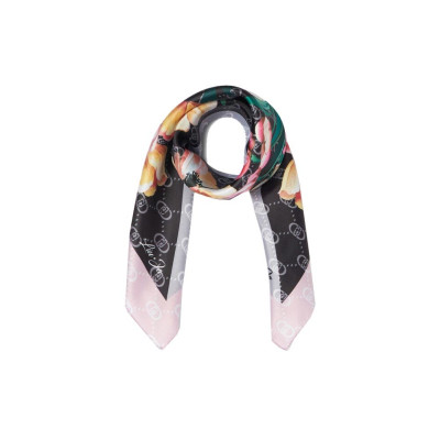 Foluard bandana flower corner Liu Jo 2A5023T030022222-Nero Valigeria-it