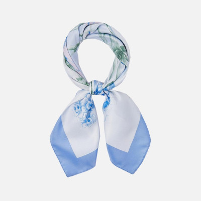 Foulard classico flower piccolo Liu Jo Bright Blue Wave