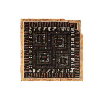 Foulard Classico Geo Logomania Alviero Martini Nero  Valigeria.it