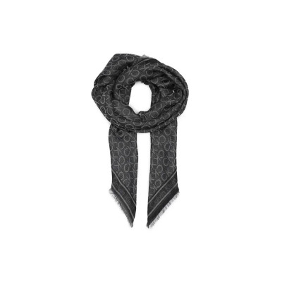 Foulard Monogram Calvin Klein Jeans Black  Valigeria.it