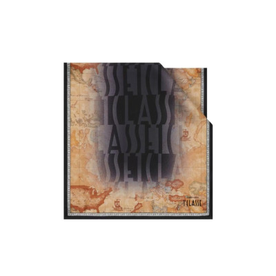 Foulard Stola Geo Logo Sfumato Alviero Martini Nero | Valigeria.it