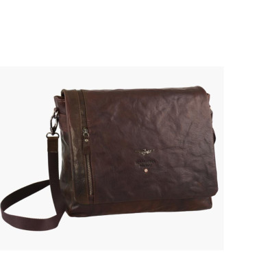 Messenger Vintage Aeronautica Militare Testa Moro  Valigeria.it