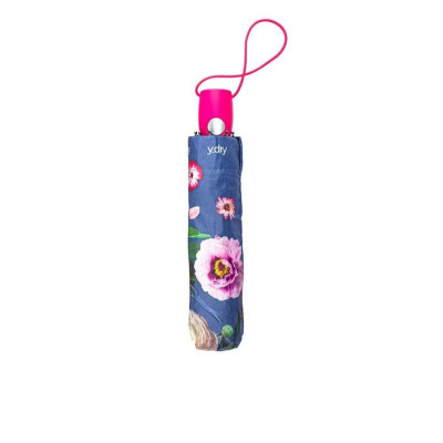 Ombrello Corto Mini Antivento Bouquet Y-Dry Light Blue  Valigeria.it