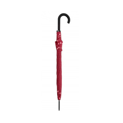 Ombrello lungo automatico curvo Doppler Twinkle Red