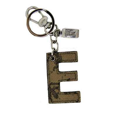 Porta Chiavi Ciondolo Charm Lettera E | Alviero Martini 1^ Classe Geo Tortora | P00E61300590-Tortora