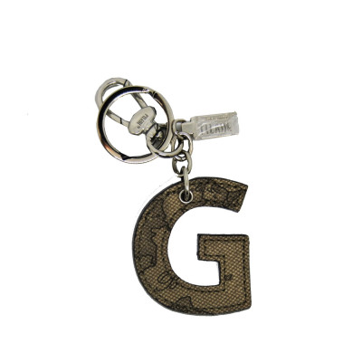 Porta Chiavi Ciondolo Charm Lettera G | Alviero Martini 1^ Classe Geo Tortora | P00G61300590-Tortora
