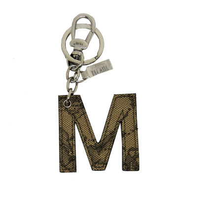 Porta Chiavi Ciondolo Charm Lettera M | Alviero Martini 1^ Classe Geo Tortora | P00M61300590-Tortora