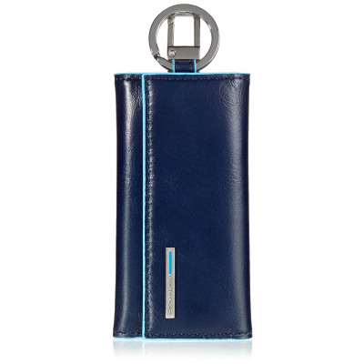 Portachiavi Piquadro | Per porta blindata con moschettone | Linea Blue Square | PC1397B2-Blu2