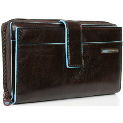 Portafoglio Donna Pelle | Piquadro Blue Square | PD1354B2-Mogano