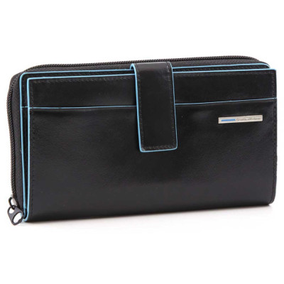 Portafoglio Donna Pelle | Piquadro Blue Square | PD1354B2-Nero