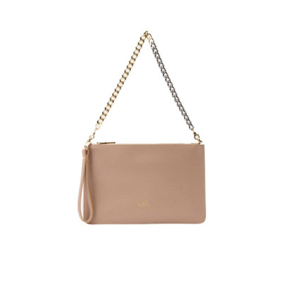 Pochette Alice media con bracciale Bella Cuoieria Fiorentina B000005605420-Nude Valigeria-it 