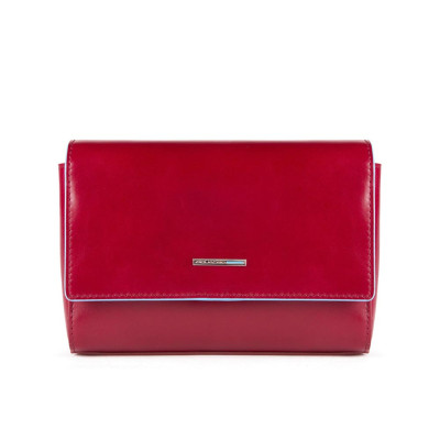 Pochette Blue Square Piquadro Rosso  Valigeria.it