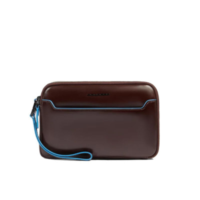 Pochette da polso Piquadro Blue Square Mogano