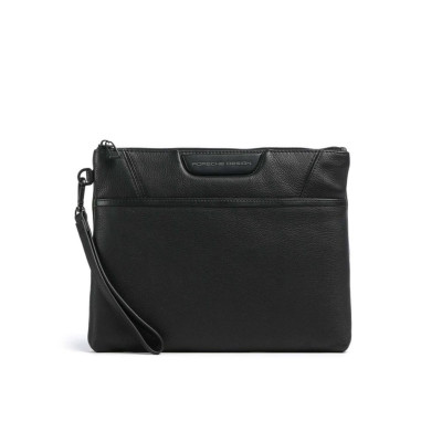 Pochette da polso piatta Porsche Design Roadster Levo Nero