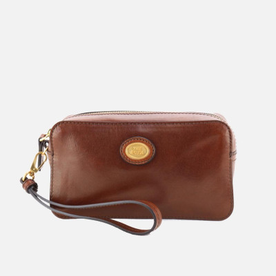 Pochette da polso tozza The Bridge Story Uomo Marrone/Oro