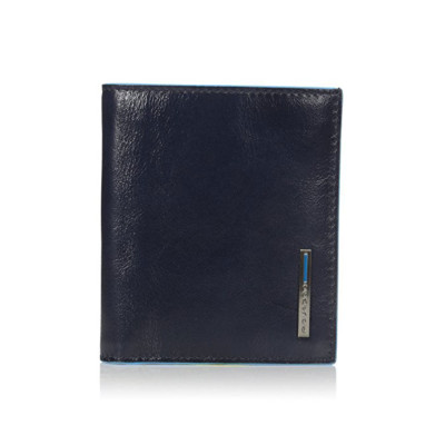 Porta carte di credito in pelle | Piquadro Blue Square | PP1518B2-Blu2