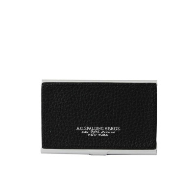 Porta Biglietti Rigido Spalding&Bros Nero  Valigeria.it