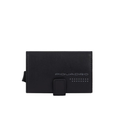 Porta Carte Credito Semplice Urban Piquadro Nero  Valigeria.it