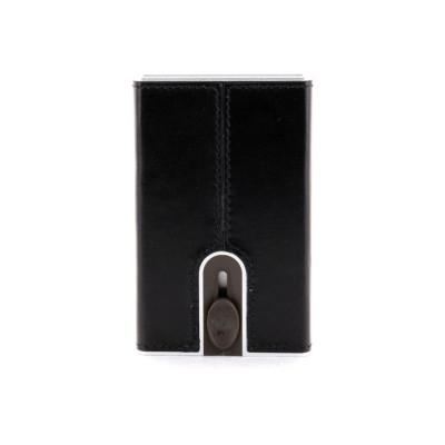 Porta Carte Credito The Bridge Story Uomo Nero 014880017R  Valigeria.it