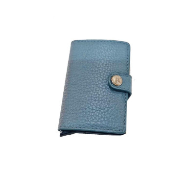 Porta carte di credito metal case slide A.G. Spalding & Bros. Azzurro Polvere