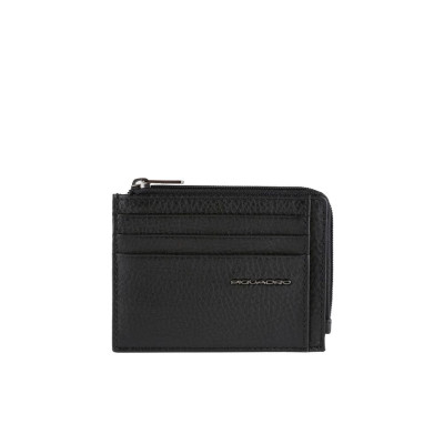 Porta Carte di Credito Piatto Modus Piquadro Nero  Valigeria.it