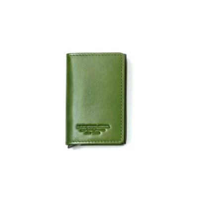 Porta Carte di Credito Slide Spalding&Bros Verde  Valigeria.it