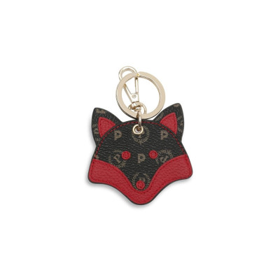 Porta Chiavi Volpe Pollini Heritage Nero Rosso TE8906PP07Q1100B  Valigeria.it