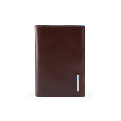 Porta Passaporto Piquadro Blue Square Mogano  Valigeria.it