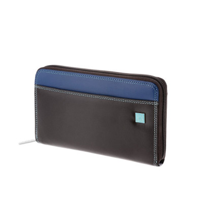 Portafoglio Donna Orizzontale Grande | Dudubags Mauritius Colorful | 534276-Wood