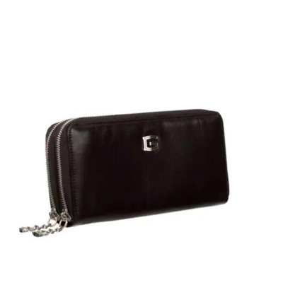 Portafoglio Donna Doppia Zip Giudi Nero  Valigeria.it