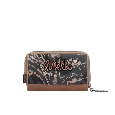 Portafoglio donna cernia con patta medio Anekke Intentions Multicolor