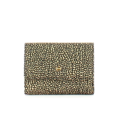 Portafoglio Donna Medio Borbonese Op NaturaleNero  Valigeria.it